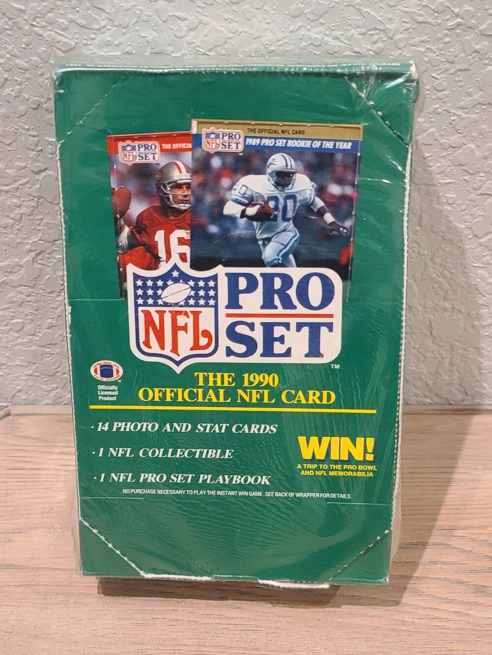 1990 Pro Set Football Series 1 Wax Box Factory Sealed Vtg NFL Unopened 36 Packs